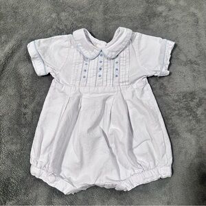 The Oaks Apparel Classic Bubble Romper - Baptism/ Easter - 24 mo - see details